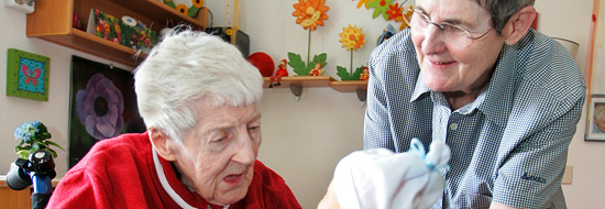 Darstellung von gerontopsychiatrischen Pflege im Anna-Meyberg-Haus