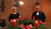 Pastor Ulrich Pohl hält Predigt am dritten Advent