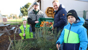 Immer noch im Schulgarten der Grundschule aktiv!